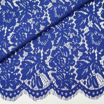 1,5 m/ Lote francês cílios cílios laço bordado floral de tecido, laço de tecido costurado flores de tecido posicionamento saia de 150cm de largura 1