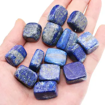 100g Naturais de grande lapis lazuli cascalho de cristal de pedra original do grânulo de tanque de peixes flor paisagismo decoração de pedra pequena, lote
