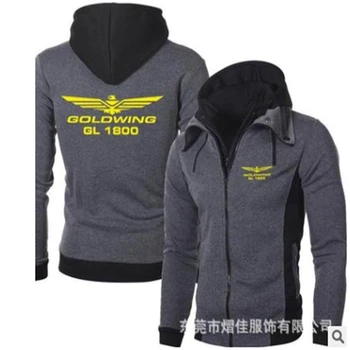 2021 masculina da Nova GOLDWING Logotipo Exterior Camisolas Casual Masculino Casacos de Lã Quente Hoodies de Alta Qualidade SportWear K