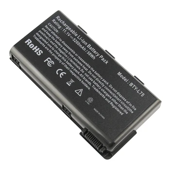 5200mAh para o MSI Laptop bateria BTY-L74 BTY-L75 MS-1682 A5000 A6000 A6200 CR600 CR610 CR620 CR700 CX600 CX700 91NMS17LD4SU1 4