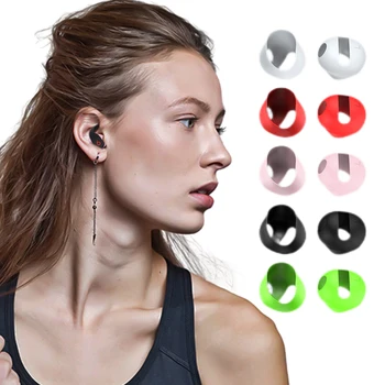 Almofadas Para Bater O Ajuste Pro Fones De Ouvido De Silicone Caps Almofadas Do Coxim 5 Pares De Fones De Ouvido Fones De Fone De Ouvido À Prova De Poeira Caso Protecções De