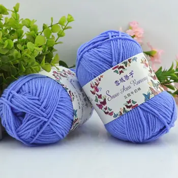 Alta Qualidade 100g/2 bola 60Color Mão-tecidos de Fios Macios Crochê de Espessura de Fios Para a Mão que Knitting o Agasalho Quente Sofá Almofada Lenço de DIY