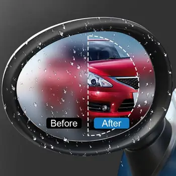 Anti-reflexo Impermeável Adesivo de Carro de Nevoeiro Espelho Retrovisor de Carro Película Protetora Carro Eléctrico Janela o Filme Claro da Membrana 2PCS/Set 1