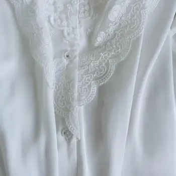 As Mulheres De Branco De Veludo Nigtgown Renda Dormir Vestido De Guarnição Do Laço De Pijamas Femininos De Veludo Nightdress Casual, Roupa De Casa Vestido 2