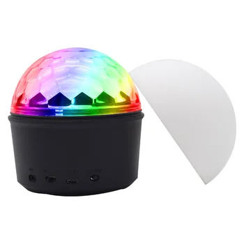 Bluetooth 3 em 1 RGB Efeito Lâmpada da Noite de Rotação de Música Luz de Palco DJ Bola de Discoteca Luzes Estroboscópicas para o Casamento Xmas Party Decor Home