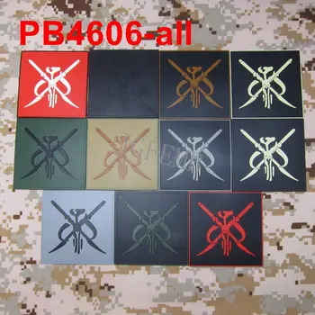 Boba Fett Duplo-faca Forças Especiais Militares Táticos Moral PVC 3D