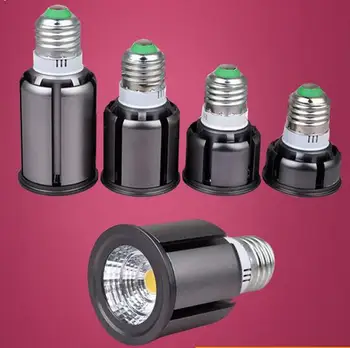 Dimmable COB LED Spotlight 220V GU10 CONDUZIU a Lâmpada de 110V E27 3W 5W 7W da C.A. 85-265V GU5.3 Spot de Luz MR16 12V Lâmpadas de LED E14 Iluminação Home