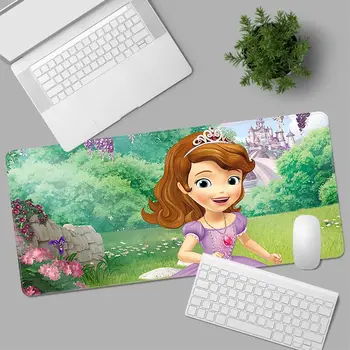 Disney Sofia Grande XXL Teclado Esteira Esteira de Tabela Alunos Jogador de área de Trabalho tapete de rato Gaming Mouse Pad Office Acessórios de Mesa 2