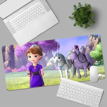 Disney Sofia Grande XXL Teclado Esteira Esteira de Tabela Alunos Jogador de área de Trabalho tapete de rato Gaming Mouse Pad Office Acessórios de Mesa 3