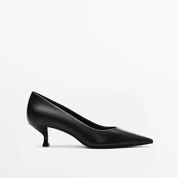 Elmsk Sapatos Mulheres Ins Blogger Inglaterra Moda Modernos Sapatos De Salto Alto Elegante Simples Ovelhas Apontou Toe De Salto Alto Sapatos De Mulher