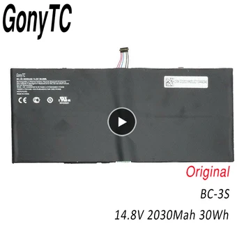 GONYTC BC-3S Novo Original tablet modelo da Bateria para LG Para Nokia Lumia 2520 14.8 v 30wh 2030mah