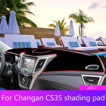 Gxmpan para Changan CS35 Traço de Luz Placa à prova de Almofada Console Central Sombras Isolamento Térmico, Proteção contra o Sol Almofada de 2012 a 2016 2017
