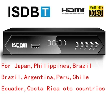 HD FTA receptor ISDB-T isdb-t tv tuner Terrestre Receptor de Tv para o Brasil, Argentina, Chile, Venezuela, Costa Rica, Filipinas