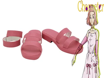Jojo's Bizarre Adventure Sugimoto Reimi Cosplay Sapatos de cor-de-Rosa Sandálias Personalizadas Feitas em Qualquer Tamanho
