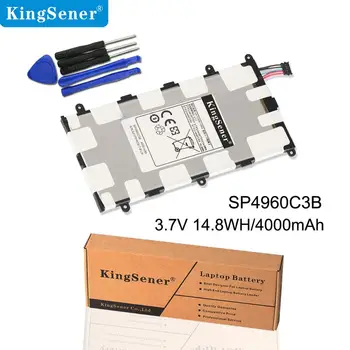 KingSener 4000mAh SP4960C3B Substituição da Bateria Para Samsung Galaxy Tab 2 7.0 P3100 P3110 P6200 GP-P3133 P3108 P6120 Guia bateria