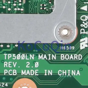 KoCoQin Laptop placa-mãe Para ASUS TP500LN placa-mãe REV.2.0 com o cpu i3 2