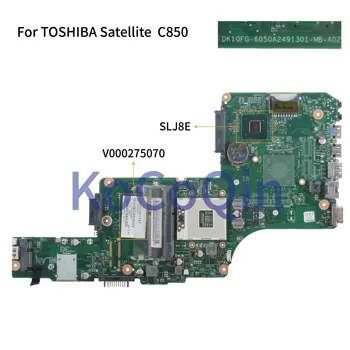 KoCoQin Laptop placa-mãe Para o TOSHIBA Satellite C850 C855 L850 HM76 placa-mãe 6050A2491301 V000275070 SLJ8E