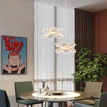 LED moderna luminária Pendente Quartos, Sala de Luz Pendurado um Lustre Restaurante Iluminação Led Lâmpadas pendentes Para a Decoração Home 5