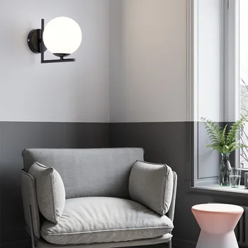 Lâmpada de parede quarto sala de estar moderna corredor personalidade criatividade de cabeceira escada Nórdicos simples corredor de TV na parede do fundo