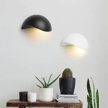 Nordic minimalista de parede de led lâmpada de 5W impermeável exterior de alumínio da lâmpada de parede da sala de estar, quarto, corredor, corredor da parede exterior lam