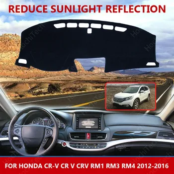 para Honda CR-V CR V CRV RM1 RM3 RM4 de 2012 a 2016 Direita, Esquerda e no Lado Bom Material de Poliéster Anti Luz do Painel do Carro Tampa do Tapete