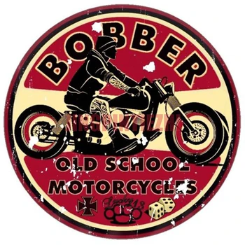 Personalidade Bobber Velha Escola De Motocicletas Adesivo Café Racer Retrô Vintage Decalques Da Motocicleta