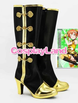 Personalizar Botas De Amor Ao Vivo ! Cheongsam Despertar Hoshizora Rin Cosplay Botas De Cosplay Fantasia Anime Party Sapatos