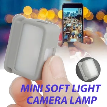 Portátil bidirecional Mini Luz de Preenchimento Multi-funcional Fotografia Vlog Luzes Com a cobrança de Caixa Para OM5/4/4 SE