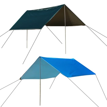 Portátil Camping Rede com rede Mosquiteira Ou Impermeável Chuva Voar Tenda de Lona Dupla Exterior de Nylon Leve Rede
