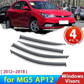 Pára-brisa para MG GS MGGS AS21 2015~2019 2018 Acessórios Janela do Carro Viseiras Defletores de Chuva Sobrancelha Guarda a Viseira de Sol do Toldo Guarnição