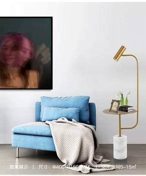 Pós-moderno designer criativo modelo de sala de mármore lâmpada Americana, sala de estar, hall de entrada de decoração do quarto de lâmpada do assoalho 3