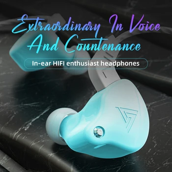 QKZ Novo Fio Em-Orelha Fones de ouvido Estéreo hi-fi de Subwoofer de Alta Qualidade Com Trigo Fio-Controlado de Macaron de Cores Jogo de Música de Fone de ouvido