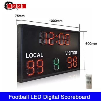 Semi LED Exterior de Futebol, Placar Eletrônico LED Painel Esportes jogo de Futebol de Placar De Jogos de Esportes
