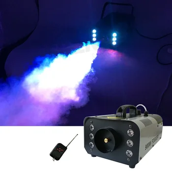 Sharelife 900W RGB LED Colorido Névoa de Fumaça Máquina Remota & Linha Controlador de Luz de Palco de Festa de Casa, Mostrar Casamento Efeito