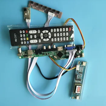 TV compatível com HDMI USB LCD LED de ÁUDIO VGA AV DE 2 lâmpadas CCFL de cartão de Controlador de Placa de controlador de visualização Para LM171W02-TLB2 1440X900