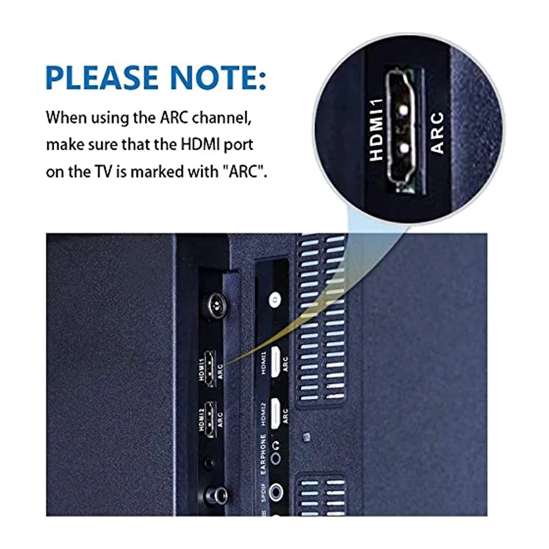 Extrator de áudio de 192Khz DAC (Conversor de ARC Audio Extractor Suporte Digital Compatível com HDMI de Áudio Analógico Para Áudio Estéreo 3