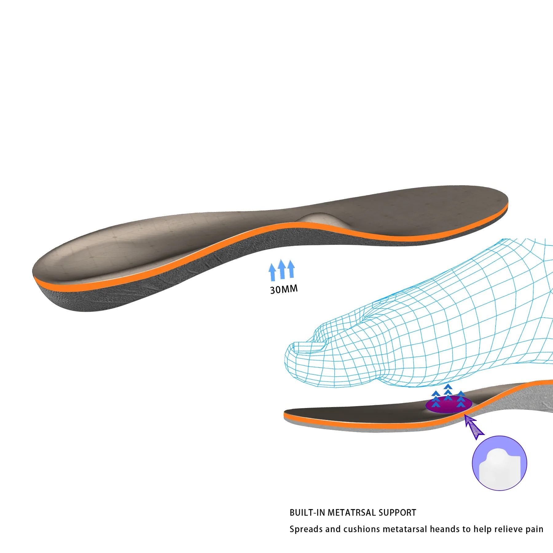Vale A Pena Comprar Palmilha Permeabilidade Do Ar A Umidade Condutividade Longa Estação De Verão Legal Esportes Palmilha Sapatos Masculinos 3