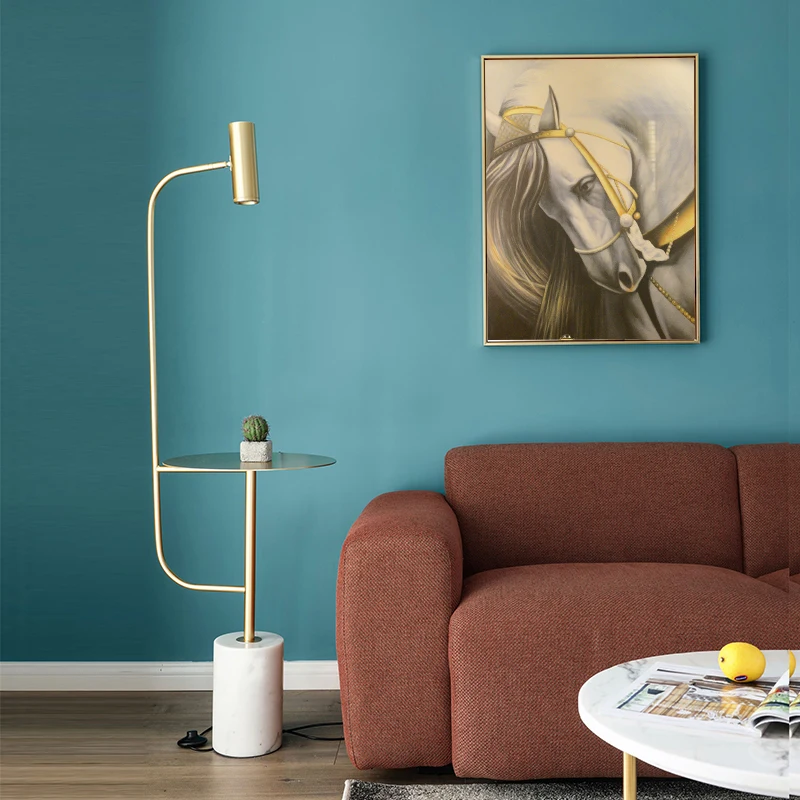 Pós-moderno designer criativo modelo de sala de mármore lâmpada Americana, sala de estar, hall de entrada de decoração do quarto de lâmpada do assoalho