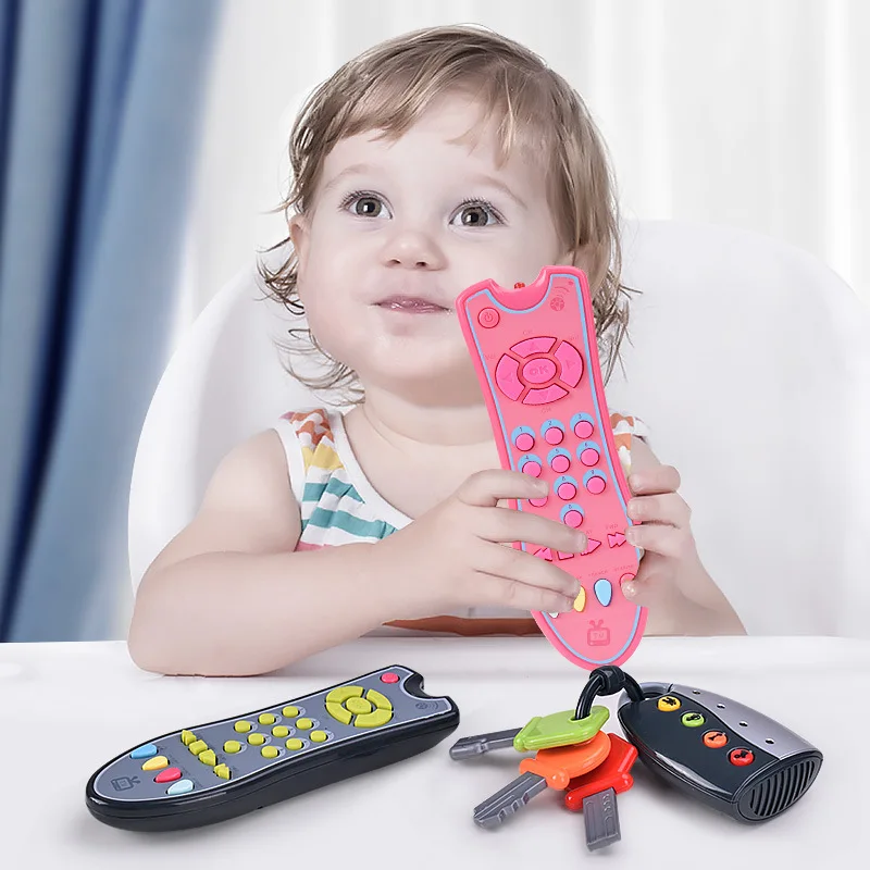 Infantil de TV de simulação de controle remoto crianças de música na aprendizagem de inglês, controle remoto educação infantil educação cognitiva brinquedos