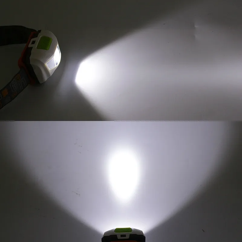 Alta potência mini farol de LED AAA luz de cabeça de tocha lâmpada de lanterna brilhante pesca hoofdlamp farol lampe tochas para camping 5