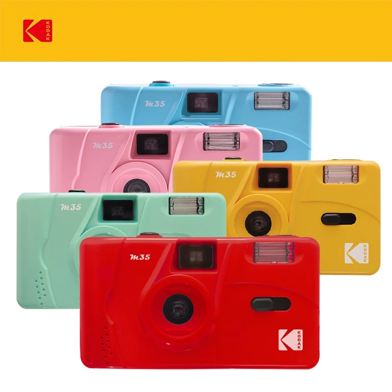KODAK M35 Vintage Retro 35mm Reutilizáveis Câmera de Filme Colorido não-descartáveis film máquina com função flash repetibilidade 0