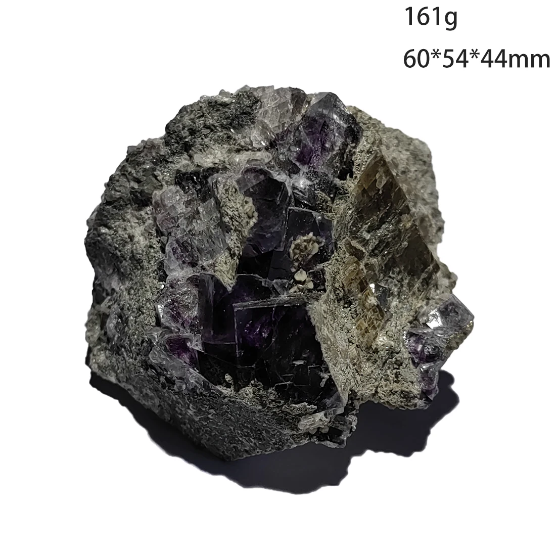 C1-5B 100% Natural, Fluorite Púrpura Cluster siderita de Cristal Mineral Amostra Mongólia Interior