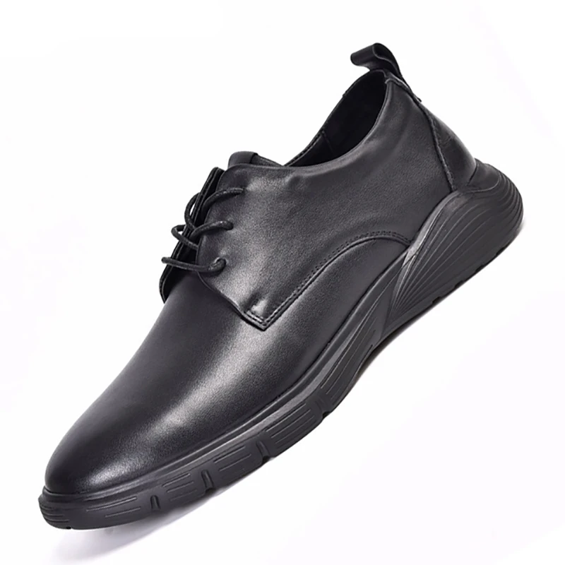 Casual Atender Pequenos Sapatos de Couro dos Homens Britânicos Tendência de Negócios Desgaste Formal Respirável Tudo coincidir os Sapatos de homem