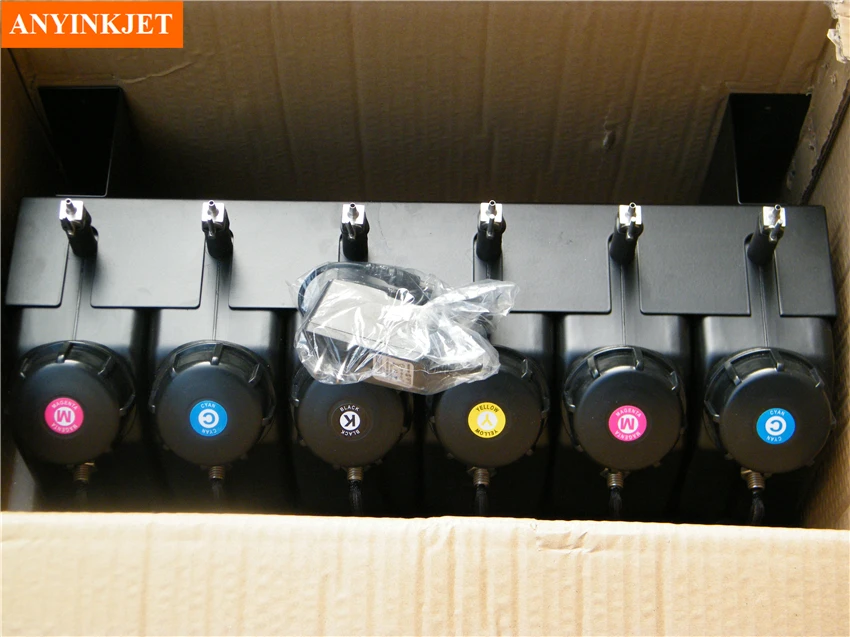6 cores UV bulk ink sistema com sensor sem cartucho para Televisão UV tinta de impressora (não precisa cartucho)