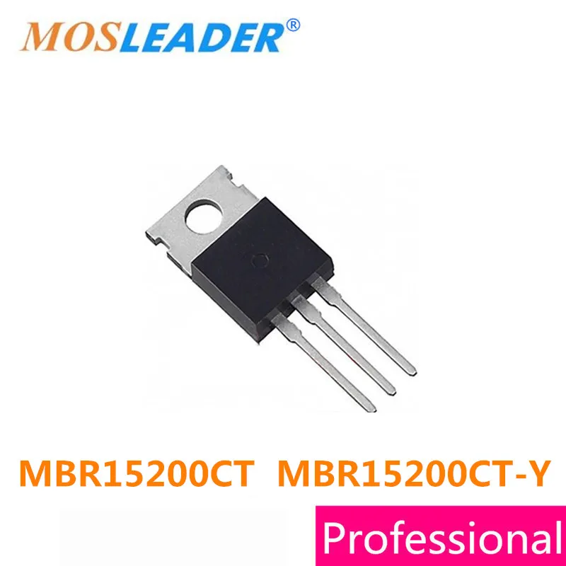 Mosleader TO220 50PCS MBR15200CT MBR15200CT-Y MBR15200 MBR15200C de Alta qualidade