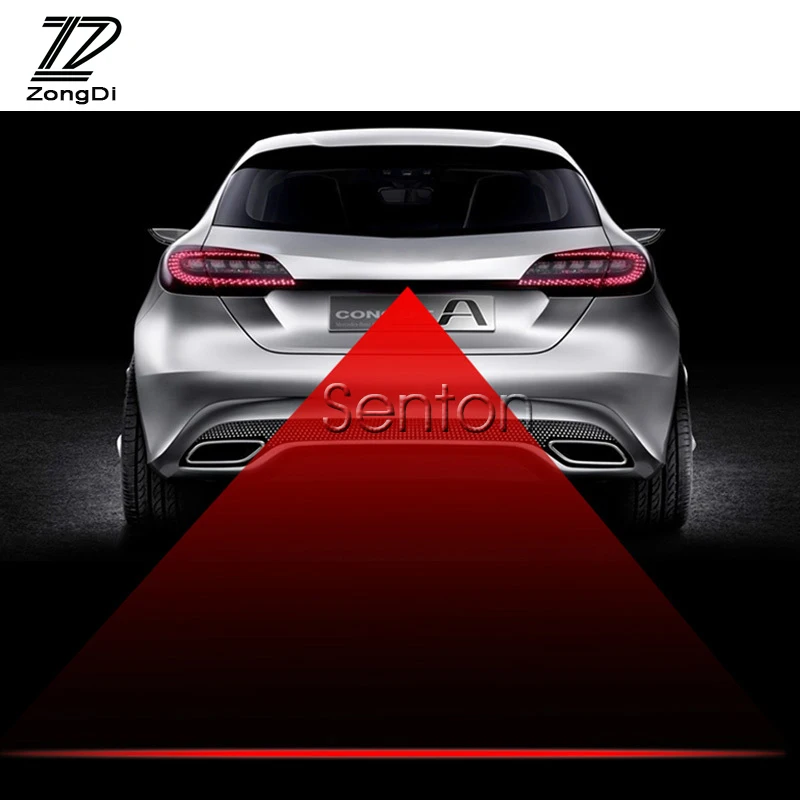 ZD 12V Para Hyundai Tucson 2017 Solaris i30 ix35 Suzuki Swift Mitsubish ASX Mazda Car Strobe Aviso do Laser Cauda Nevoeiro Luzes de LED