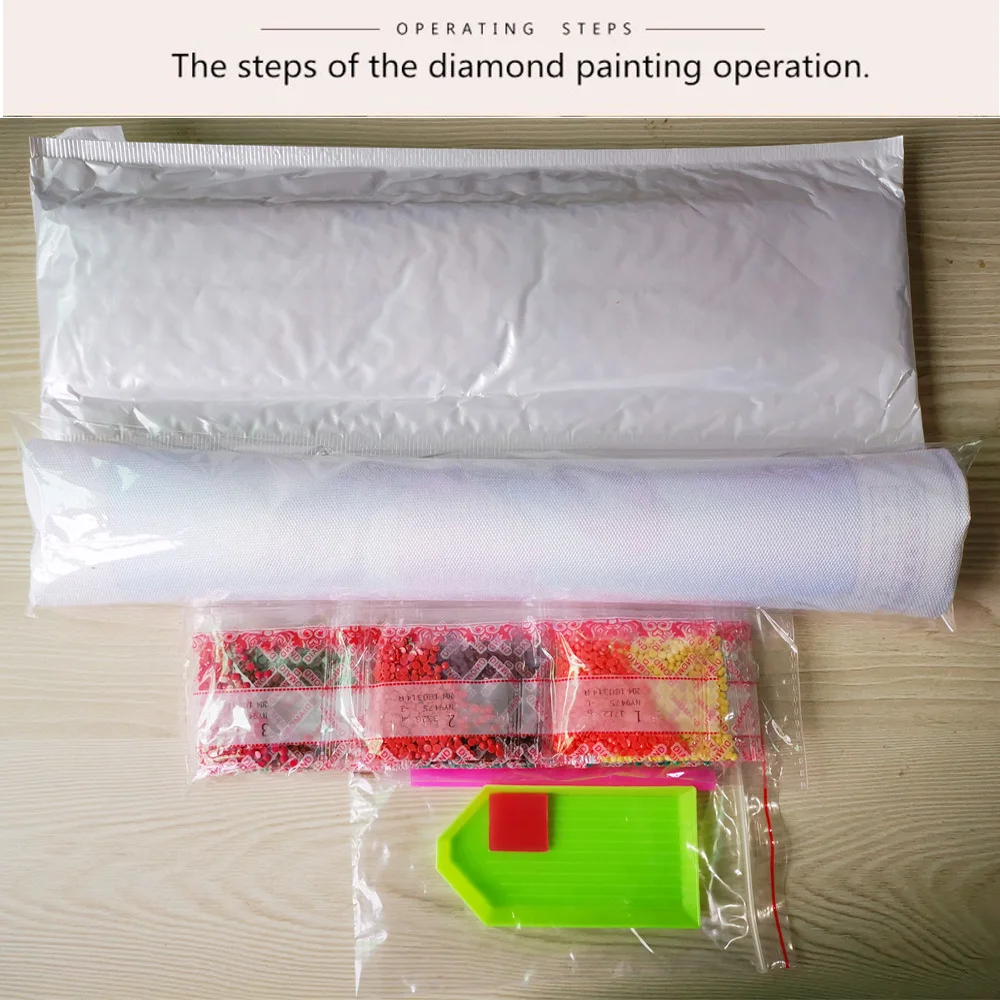 5D DIY diamante pintura, decoração paisagem diamante redondo mosaico feito a mão 1
