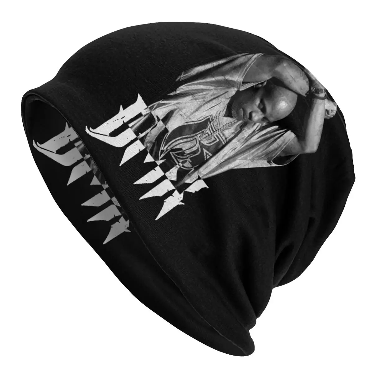 Dmx Rip Rapper Hip Hop anos 90 Skullies Beanies Chapéus de Outono Inverno Exterior Homens Mulheres Caps Adulto Quente Dual-use Gorro de Tricô Chapéus 0