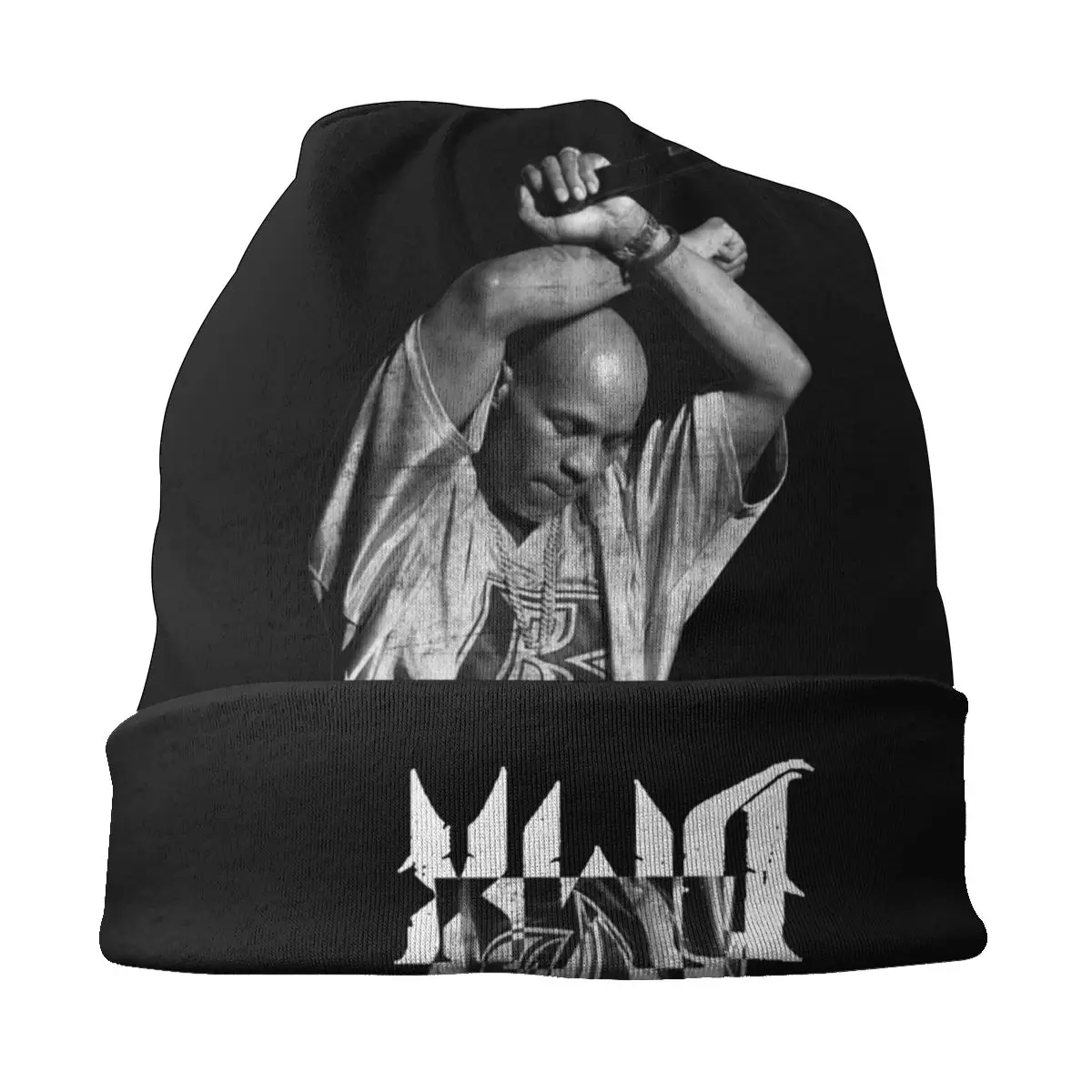 Dmx Rip Rapper Hip Hop anos 90 Skullies Beanies Chapéus de Outono Inverno Exterior Homens Mulheres Caps Adulto Quente Dual-use Gorro de Tricô Chapéus 2