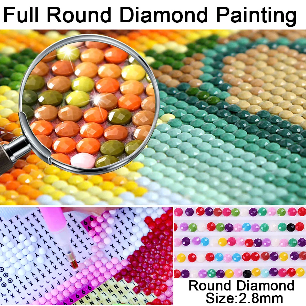 5D DIY Diamante Pintura Completa Quadrado/Redondo Broca 